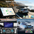 8Core 4+64GB 9" Touchscreen Car Radio Stereo for Silverado/Sierra 2014-2018