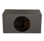 QPower QBOMB15VL-SINGLE 15" Vented Car Audio Subwoofer Box, 2-Pack