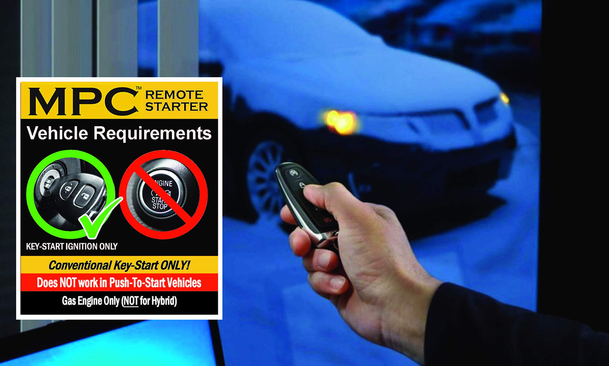 MPC Complete Remote Activated Remote Start Kit Compatible with Scion xD 2011-2014 - with T-Harness - Firmware Preloaded