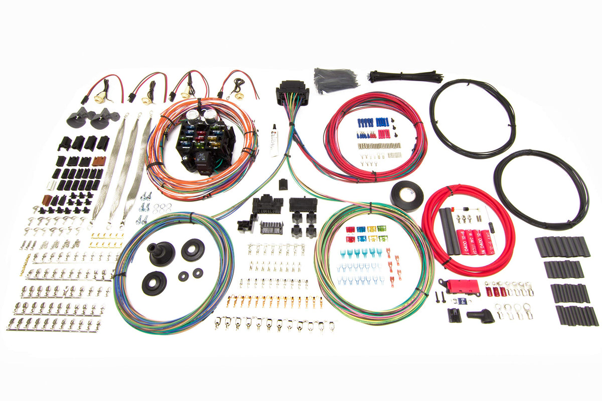 Painless Performance 10405 Pro-Series GM Truck Chassis Harness w/Bulkhead Pass-Through, Keyed Column, 23 Circuits