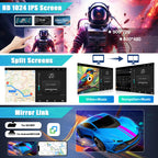 Car Stereo Radio Compatible for GMC Terrain 2010-2017 with Carplay Android Auto GPS Navigation 8in Touchscreen Car Radio Player with Bluetooth WiFi FM/RDS SWC Mirror Link + Backup Camera