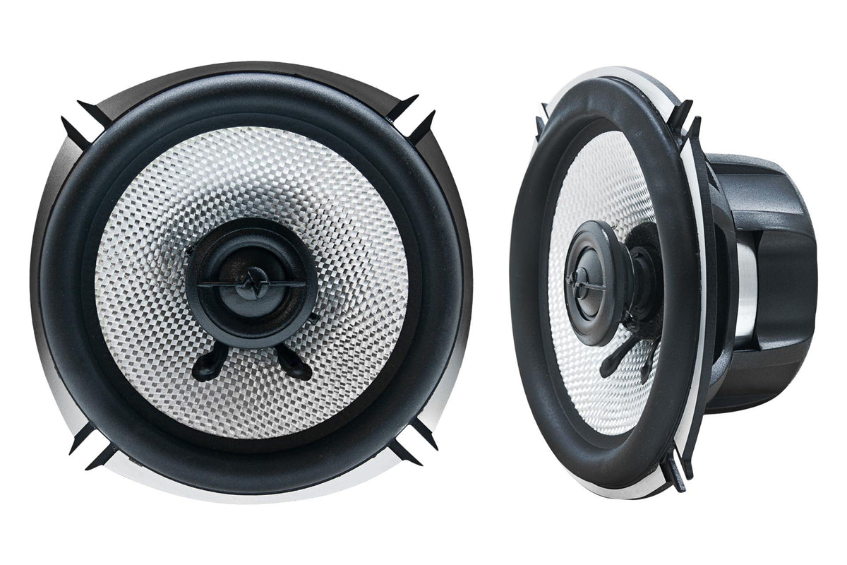 Earthquake Sound VTEK-MC5 500W 5.25-inch 2-Way Component Set with Tweeters and Passive Xovers,Black, Red, White, Gold, Grey