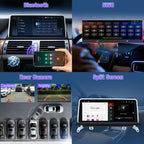 Stereo for E70 E71: 8+128G Car Stereo with Bluetooth Apple Carplay for BMW E70 E71 CIC 2011-2013, 10.25" Aftermarket Touch Screen Android System Head Unit Car Play Radio with Backup Camera FMAM GPS