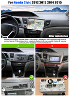 [4+64GB] 11.5 Inch Android 15 Car Stereo for Honda Civic 2012-2015