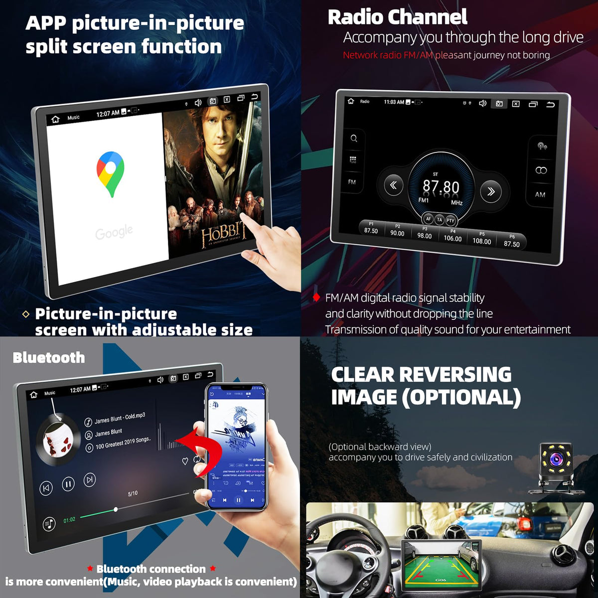 13.3 Inch Touchscreen Car Stereo Radio for Mercedes-Benz Sprinter 2018 2019 2020 2021 2022, Supports Bluetooth, GPS, CarPlay, Android Auto, Reverse Camera(Size:8 Core 2+32 G)