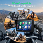 Carpuride W602PRO Motorcycle CarPlay & Android Auto - OTA Updates, Intercom