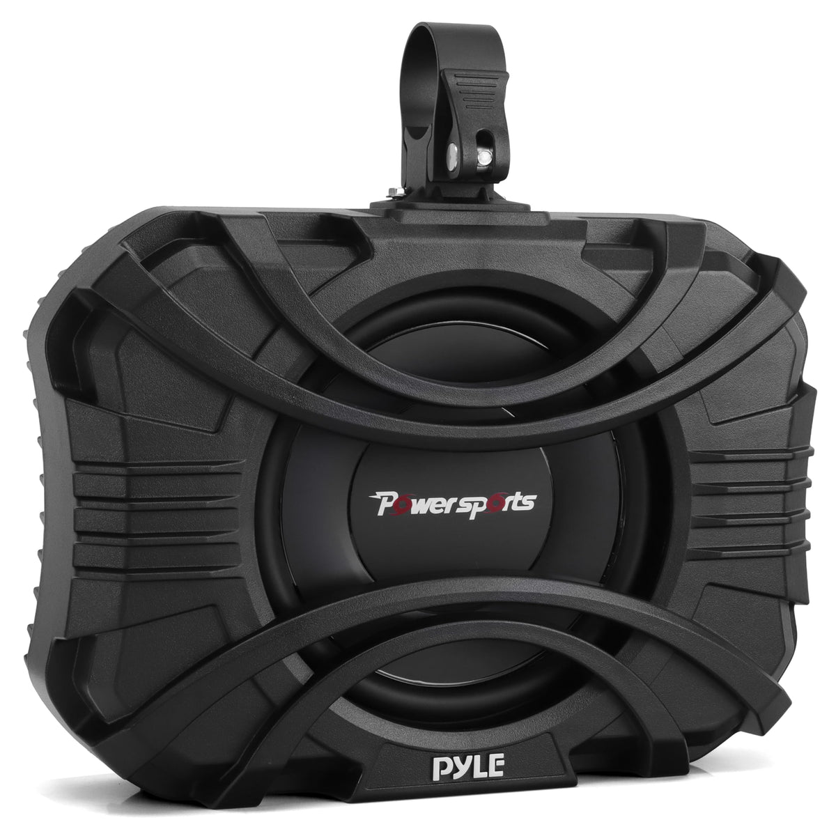 Pyle Powersport Subwoofer System - 10" Passive Subwoofer with Durable Weatherproof Housing - Compact 400W Car Sub Speaker with Quick-Mount Brackets for UTVs, Boats & Outdoor Vehicles - Black