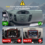 4+64G Android 13 Double Din Car Stereo for Ford Escape 2013-2016 with 9 Inch Touchscreen Radio Built-in Wireless Carplay/Android Auto/GPS/Bluetooth/FM/AUX-in/Steering Wheel Controls/Backup Camera