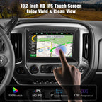 Car Radio for Chevrolet Silverado & GMC Sierra 2014-2018(Without Bo-se)