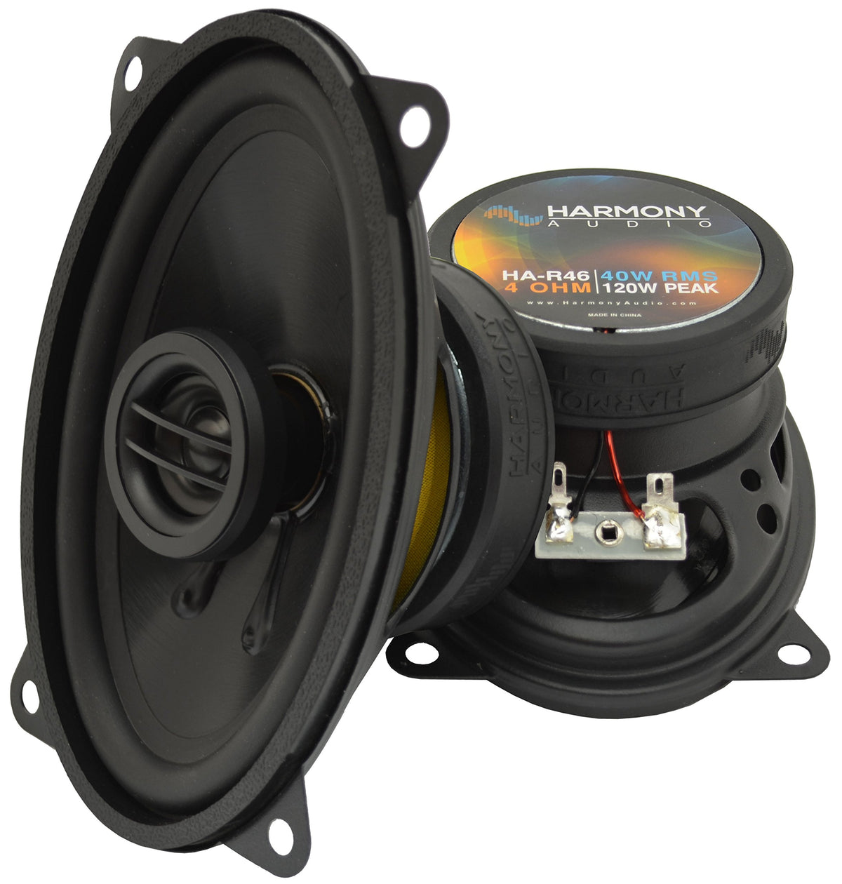 Harmony Audio Fits 1995-2000 Chevy CK Pickup Speaker Amp Bundle R5 R46