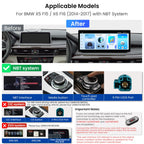 XTRONS Qualcomm 685 Android 14 Car Stereo for BMW X5 F15 / X6 F16 (2014-2017) with NBT System, 12.3 Inch 2K IPS Touch Screen GPS Navigation Support Wireless CarPlay Android Auto (8+256G)