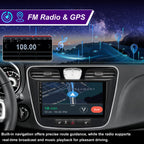 64G 5GWiFi Upgrade Car Radio for Chrysler 200 200C 200S 2011 2012 2013 2014, 9inch Touch Screen Accessories Replacement Stereo Wireless Carplay Android Auto Bluetooth GPS Navigation Backup Camera FM