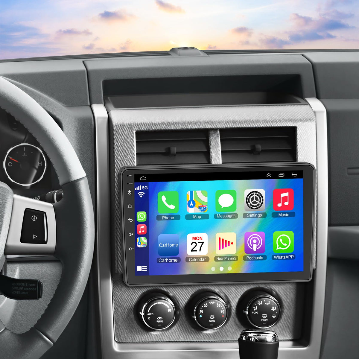 Premium 10.2" QLED Android 13 Car Stereo for Toyota Camry 2012-2014