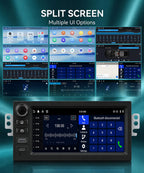 Car Stereo Radio for Chevrolet Silverado Suburban Tahoe Astro GMC Sierra Yukon Safari Savana 6.86 Inch IPS Touchscreen Android 15 4GB+64GB Wireless Carplay Android Auto GPS BT FM RDS Split Screen