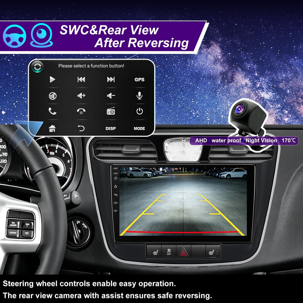64G 5GWiFi Upgrade Car Radio for Chrysler 200 200C 200S 2011 2012 2013 2014, 9inch Touch Screen Accessories Replacement Stereo Wireless Carplay Android Auto Bluetooth GPS Navigation Backup Camera FM