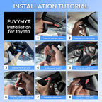 4K Dash Cam Front and Rear for Toyota Camry 2025 2026