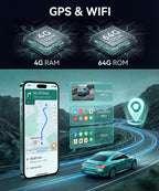 Car Stereo Radio for Chevrolet Silverado Suburban Tahoe Astro GMC Sierra Yukon Safari Savana 6.86 Inch IPS Touchscreen Android 15 4GB+64GB Wireless Carplay Android Auto GPS BT FM RDS Split Screen