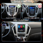 Android 14 Radio for Cadillac SRX 2009-2012, 9.7" Tesla Style Touchscreen