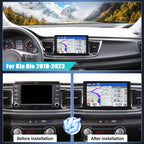 Double Din Android 13 Car Stereo Radio Compatible with Kia Rio 2018-2023 with Wireless CarPlay Android Auto 9" Touchscreen Car Radio Audio Receiver GPS Navigation Camera Mirror Link SWC