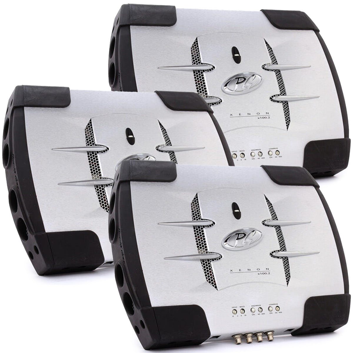 (3) X100.2 - Phoenix Gold 2-Channel 250W RMS 500W Max Xenon Series Amplifier