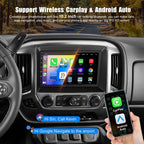 Car Radio for Chevrolet Silverado & GMC Sierra 2014-2018(Without Bo-se)