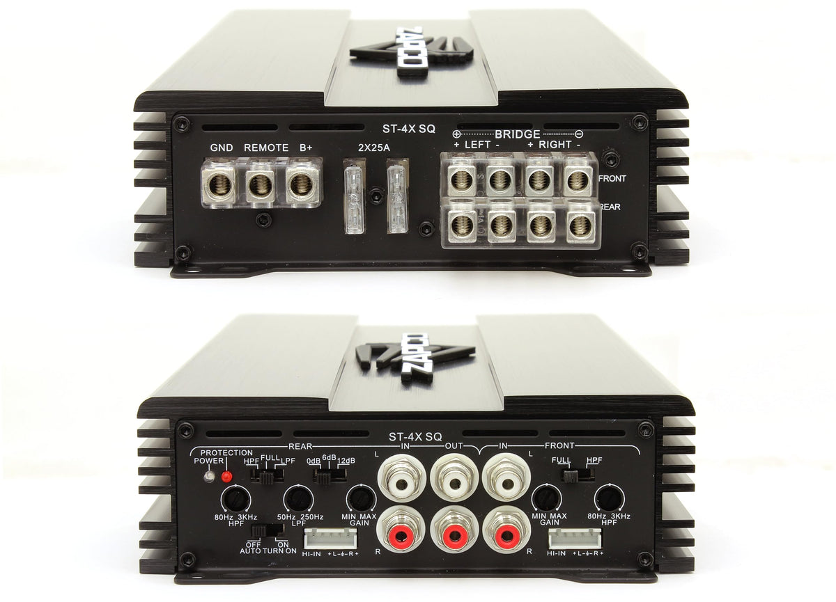 Zapco ST-4X SQ 4-Channel 380W RMS Class AB Amplifier