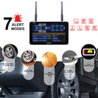 Haloview Byte Tango BT7 TPMS with 6 Sensors 1080P Wireless Backup Camera System with Integrated Rv Tire Pressure Monitoring System for RV Truck Trailer Camper TPMS-6S