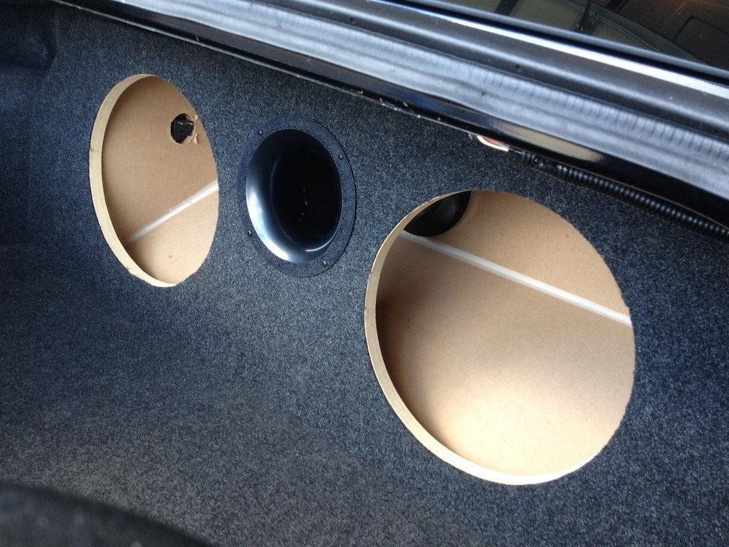 Custom Ported/Vented Sub Enclosure Box for a 2005-2014 Ford Mustang - 2 10" Subs