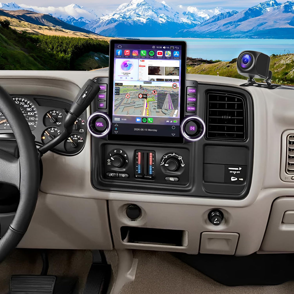 4+64G 9.7inch Android Car Radio for Chevy Tahoe/Suburban 2003–2006 Stereo
