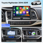 Car Radio for Toyota Highlander 2014 2015 2016 2017 2018 2019 Upgrade