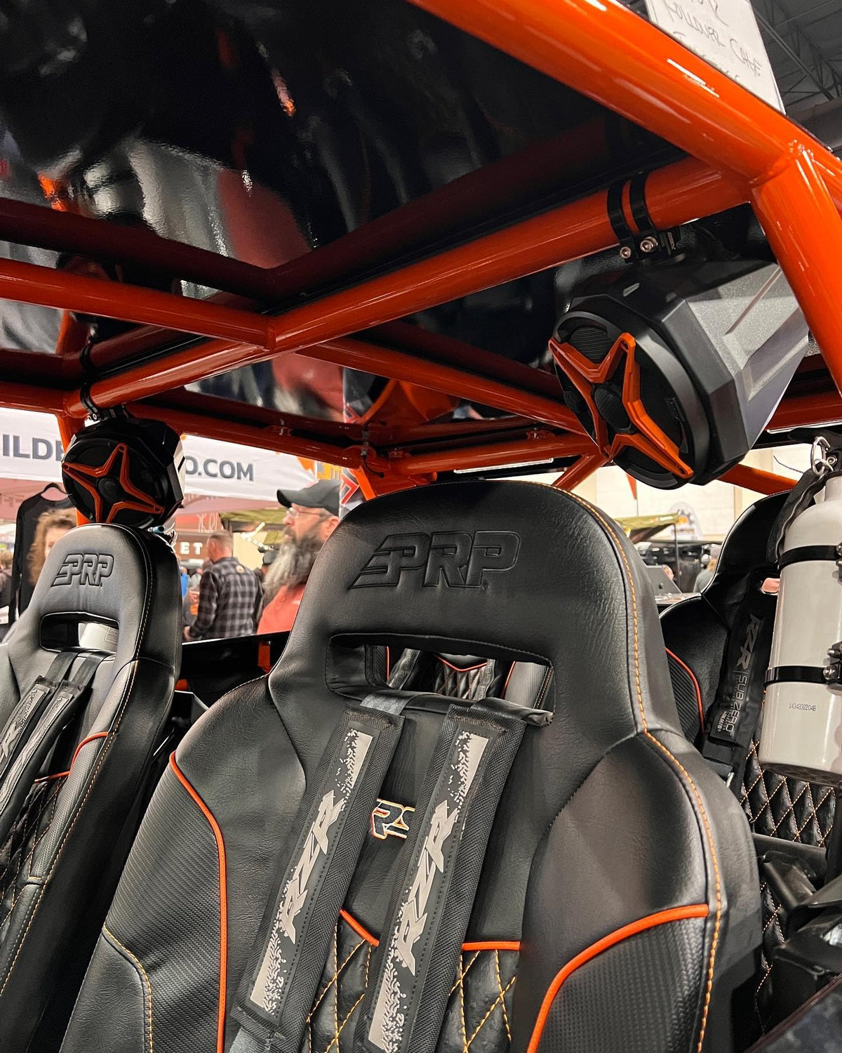 SSV Works 180-US2-C65 Universal 6.5in. Cage-Mount Speaker Pods for ATVs/UTVS and Other Off Road Vehicles (US2-C65A SSV Works Loaded w/ 1.75" Clamps)