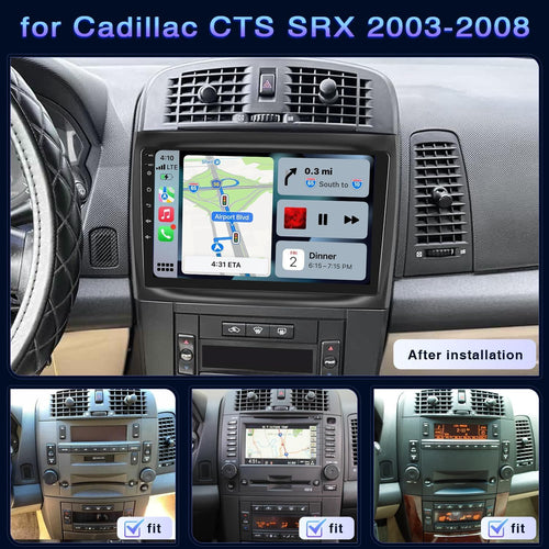 10" Car Radio for Cadillac CTS SRX 2003 2004 2005 2006 2007 2008