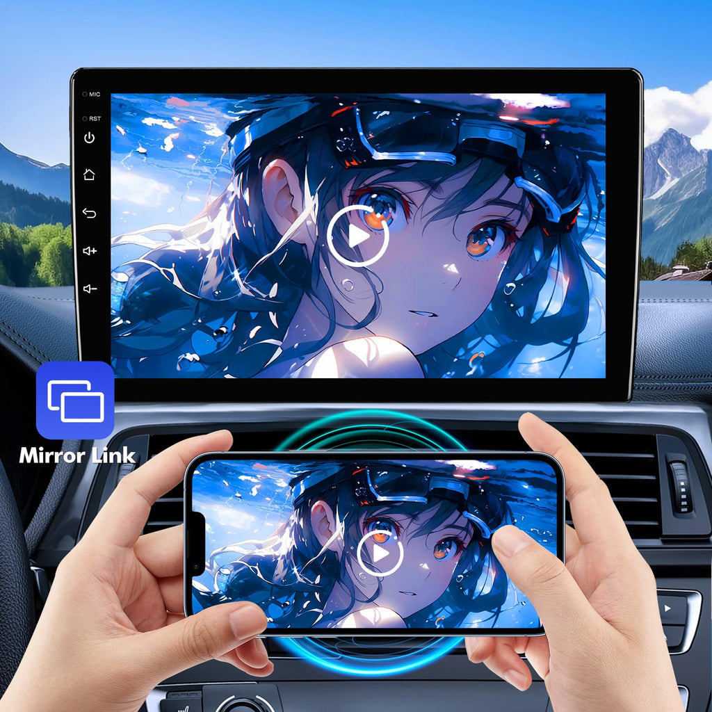 4+64GB 9 Inch Touchscreen Android 14 Car Radio Stereo for Subaru Outback Legacy 2015-2018 with CarPlay/Android Auto Car Radio, Support WiFi 6, Bluetooth,5.4, Backup Camera, SWC