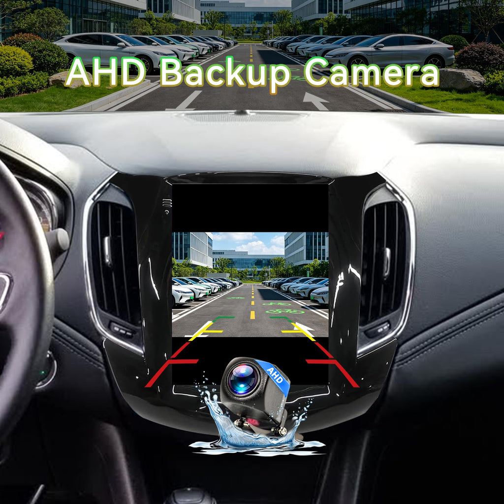 Android 14 Car Radio Stereo Compatible with Chevrolet Cruze 2016-2018, 9.7" Touch Screen Wireless CarPlay & Android Auto GPS Navigation FM Radio Upgrade Bluetooth HD Backup Camera 2GB+64GB