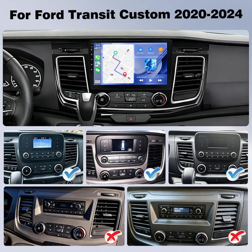 4Core+64G Android Car Radio for Ford Transit Custom 2020-2024