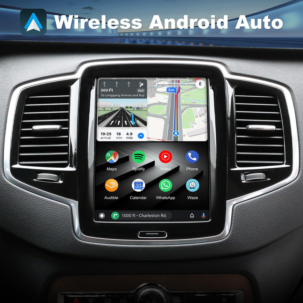 Wireless Carplay & Android Auto Module for Volvo XC90/XC60/XC40/S90/S60/V60/V40 2016-2022 Carplay Retrofit Kit Sensus Upgrade Seamless Connectivity Support Original Camera/SWC