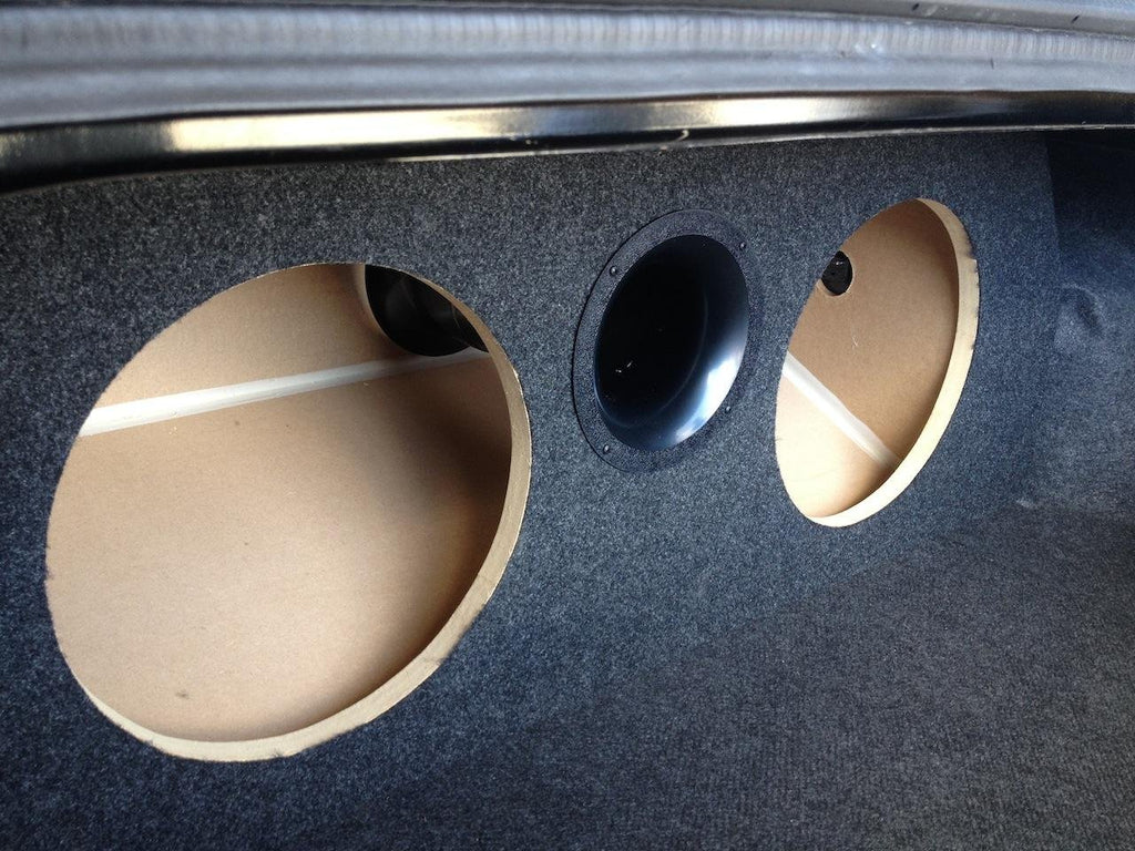 Custom Ported/Vented Sub Enclosure Box for a 2005-2014 Ford Mustang - 2 10" Subs
