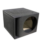 QPower QBOMB15HP Single 15" Vented Side-Ported Subwoofer Box, 32 Hz