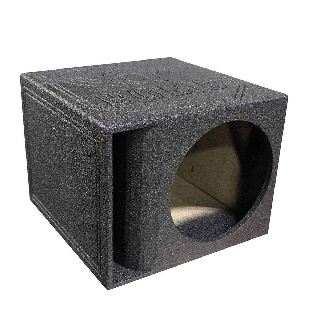 QPower QBOMB15HP Single 15" Vented Side-Ported Subwoofer Box, 32 Hz