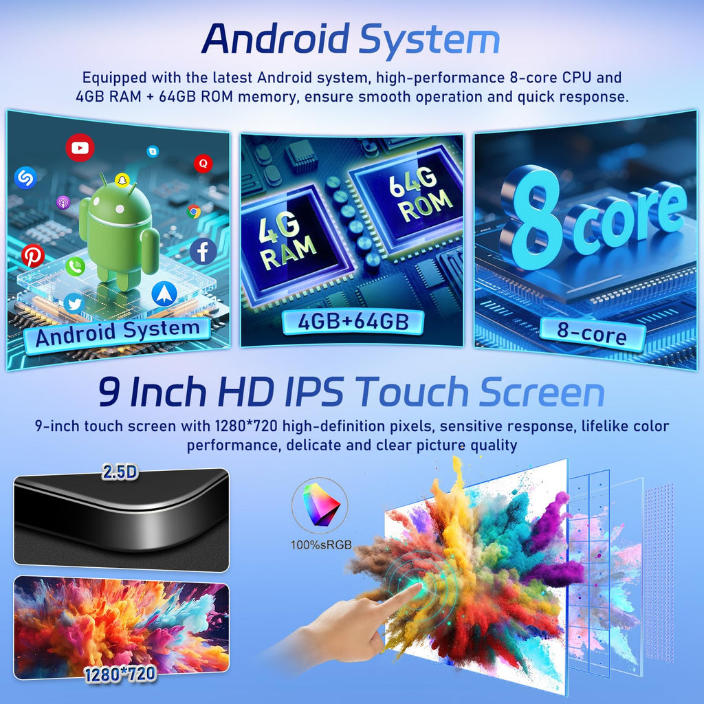 [8Core 4+64G] Android Car Radio for Mini Cooper R56 2007-2014 9 Inch Screen