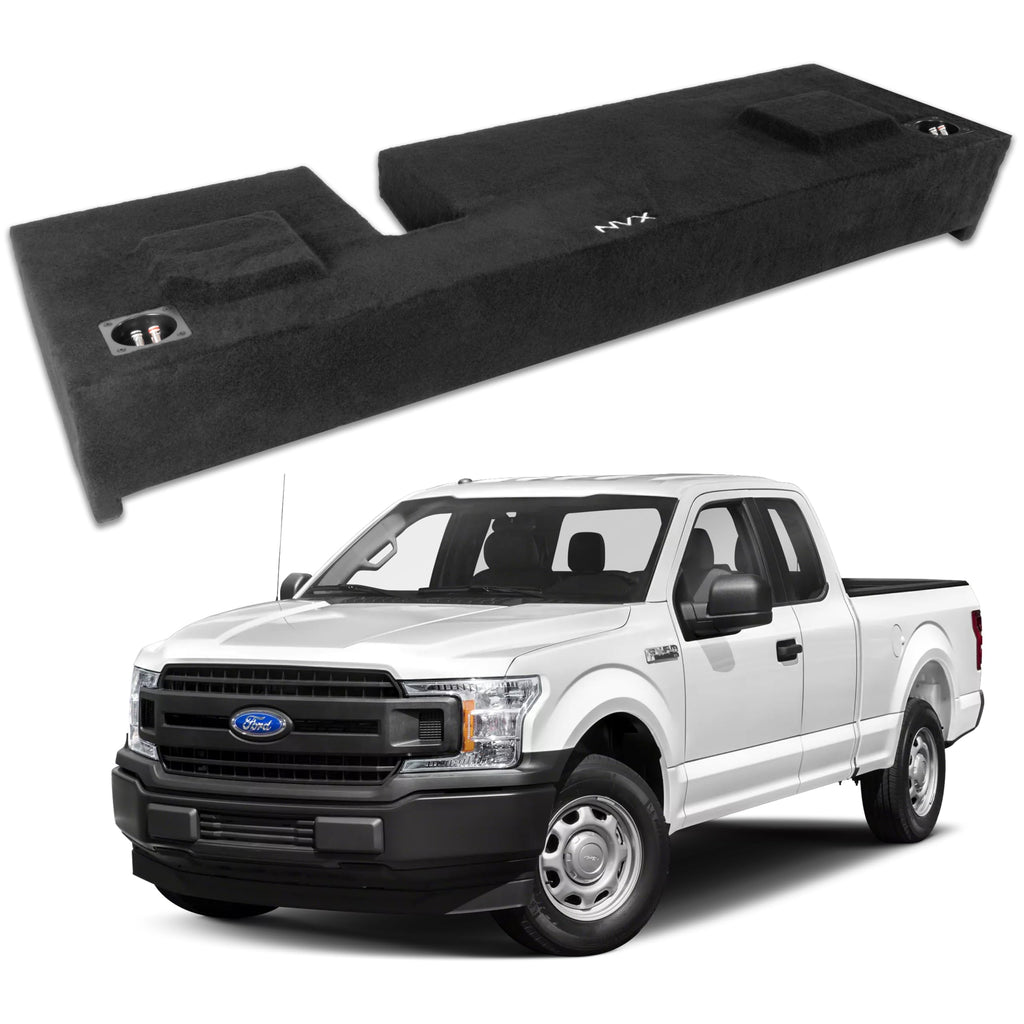 NVX Dual 12" Loaded Sub Box for Ford F-150 Extended Cab 2009-2018