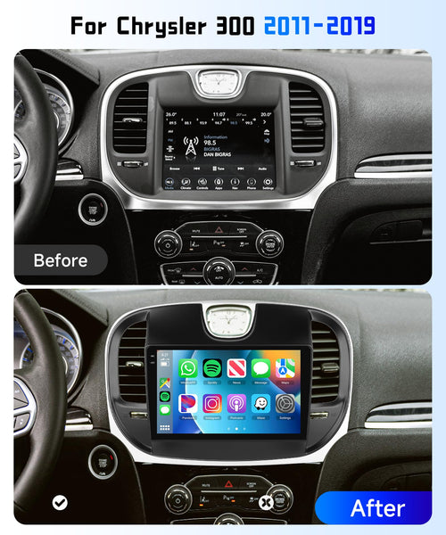 4G+128G Android 15 Car Radio Stereo for Chrysler 300 2011-2019