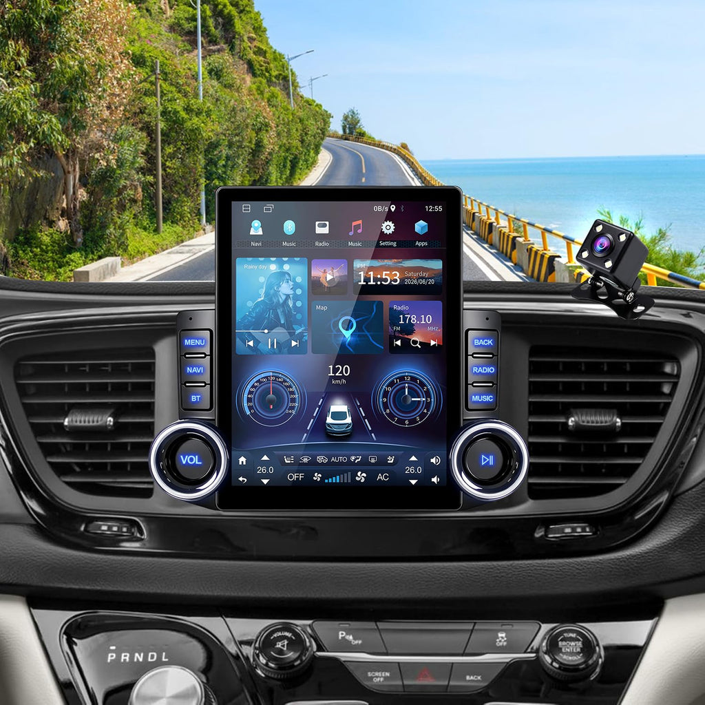 4G+64G 9.7 Inch Android 14 Car Radio Stereo for Chrysler Pacifica 2017-2019