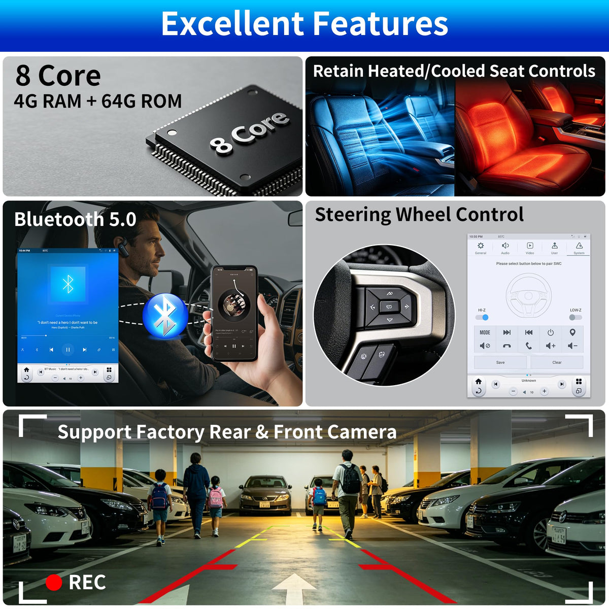 LINKSWELL GEN6 Car Radio for Jeep Wrangler JL Gladiator JT 2018-2021
