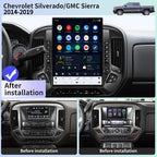 15.6" Car Radio for GMC Sierra Chevrolet Silverado 2014-2019 (OEM 8 Inch)