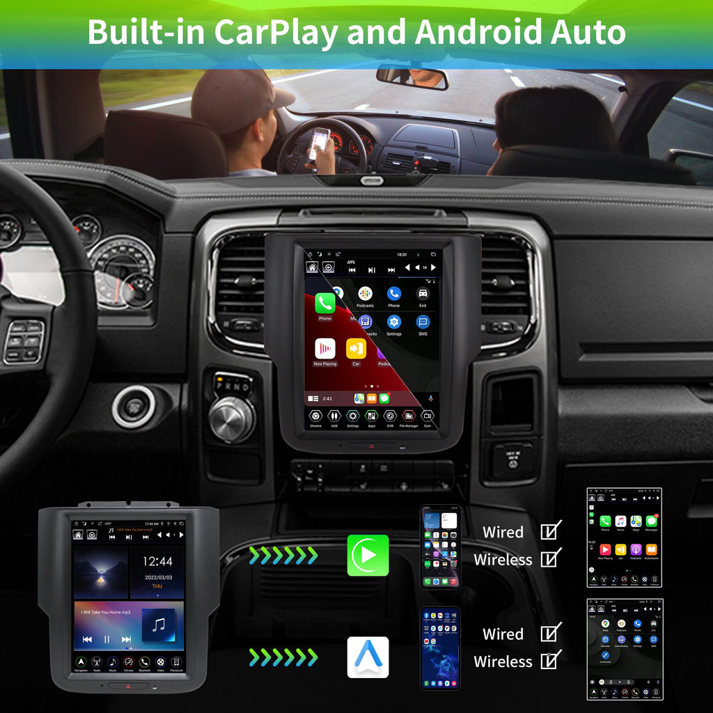 LINKSWELL GEN5 Android Car Radio for Dodge RAM 2014-2018 1500 2500 3500