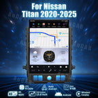 Android 13 Car Radio Head Unit for Nissan Titan 2020-2025, 15.6 Inch Touch Screen Car Multimedia Stereo Player GPS Navigation with Wireless Carplay, Android Auto,128GB, US 1 Yr Service
