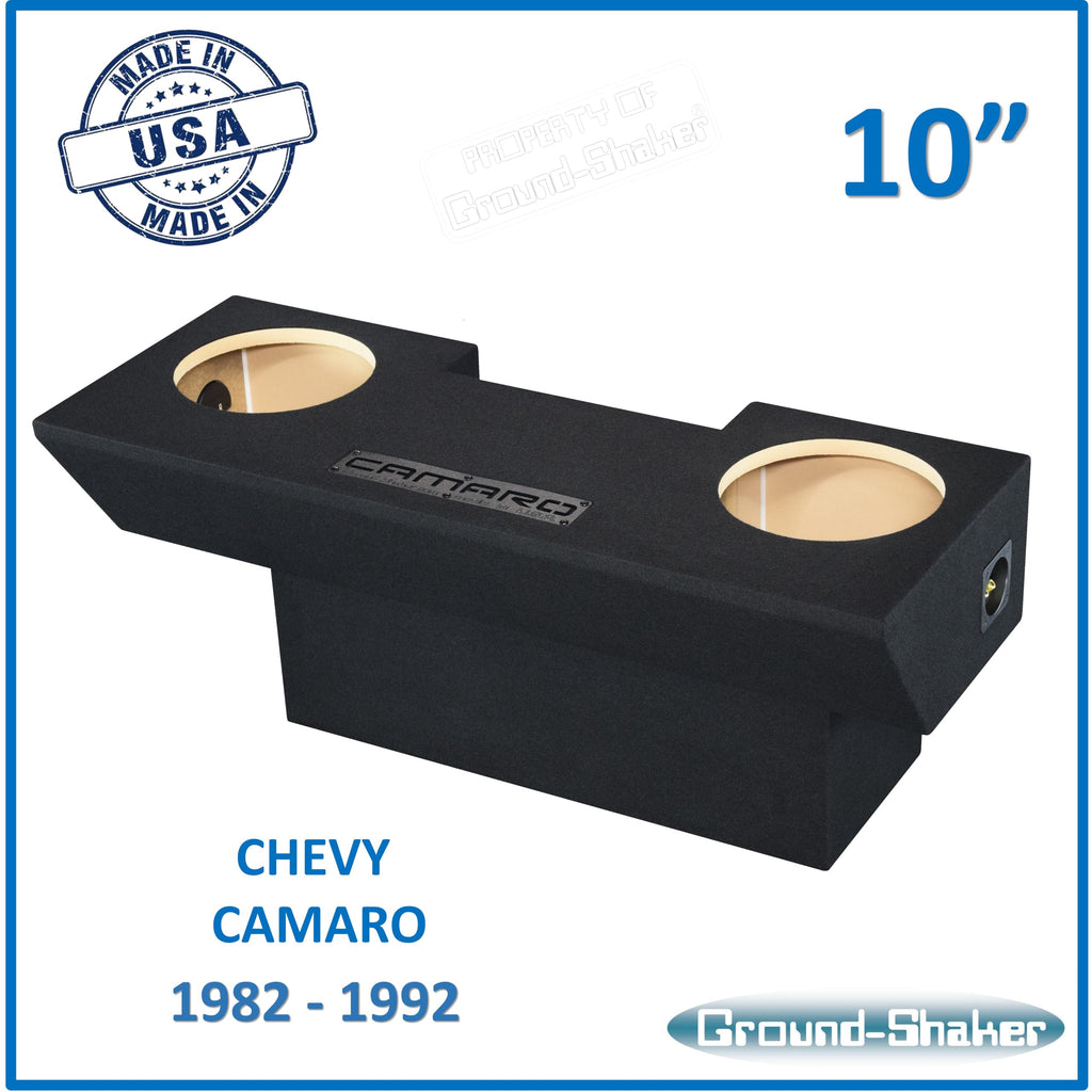 10" Dual Sub Box for Camaro 1982-1992 Subwoofer Enclosure Speaker Box