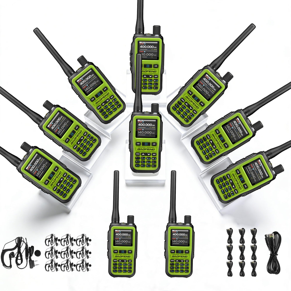 BAOFENG UV-5R MINI Radios Multi-Band Two Way Radio Bulk Set Walkie Talkies