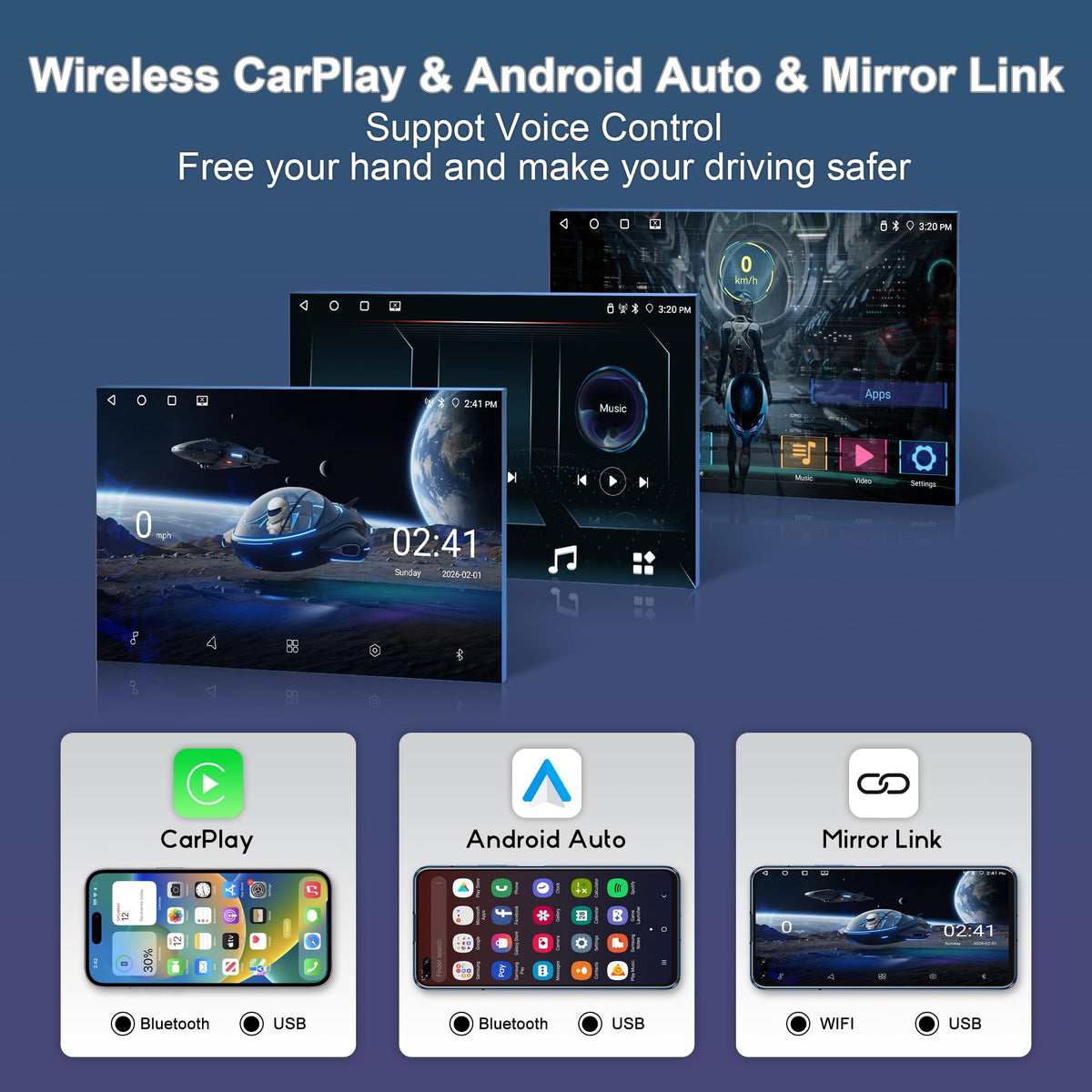Upgraded Android 14 8 Core Car Radio for Ford F150 F-150 2009-2014 4+64G